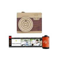 红卷(相机木盒) 15张|创意木盒相机diy胶卷相册生日新年礼物送男友女生纪念礼物