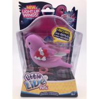 发光唱歌小鸟(紫色) 标配|灵动创想我的小宠玩具鸟笼带鸟唱歌说话会叫发光仿真电子小鸟女孩