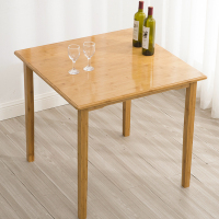 楠竹小户型餐桌方桌子写字儿童学习桌吃饭桌正方形家用实木四方桌