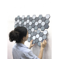 北欧3d立体墙贴防水仿瓷砖自粘墙纸背景墙阳台装饰卫生间翻新贴纸