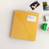 柠檬黄|韩国拍立得相册本3寸小清新三寸照片收纳mini记录车票纪念册