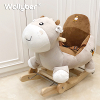 儿童木马摇马两用实木摇摇车婴儿玩具宝宝摇椅带音乐0-4周岁礼物