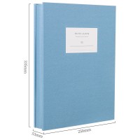 蓝色5寸/320张|相册大容量宝宝成长diy自制插页纪念册5/6寸10寸毕业相册影集