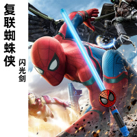 l蓝色02/蜘蛛英雄/声光闪光剑70cm闪光剑|地摊玩具超级英雄罗布儿童武器玩具刀剑发光闪光棒宝剑伸缩剑男孩