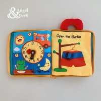 宝宝3d立体布书布偶婴儿早教启蒙6-18个月动手认知玩具