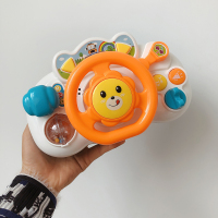 儿童小小仿真音乐方向盘玩具宝宝推车车载模拟仿真副驾驶玩具