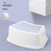 单层蓝色|儿童垫脚凳宝宝洗手台阶洗脸踩脚小板凳洗漱椅子阶梯脚踏凳子防滑