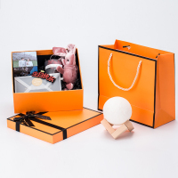 橙色C款 提供12张照片(发给客服)|创意魔方照片纪念相册手工礼品毕业礼物送闺蜜男女生日惊喜盒