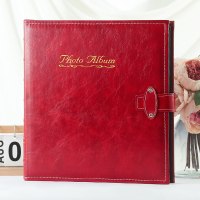 帕美皮酒红色（6寸800张）|帕美皮相册影集相册本纪念册大容量6寸800张插页式皮质家庭宝宝