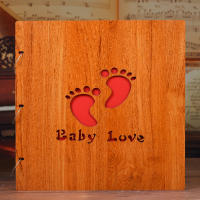 幸福脚丫 5678寸660张|木质相册本 影集插页式5678寸1200张10寸混装大容量家庭相册纪念