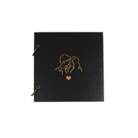 黑色情侣 黑色内页礼盒装+礼袋|南木活页覆膜相册diy手工纪念册情侣浪漫生日礼物照片影集送男友