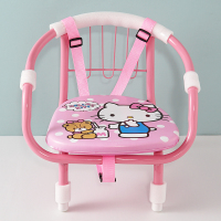 粉色Kitty猫[0-1-3岁]|宝宝电动车载靠背椅婴儿凳子叫叫椅子加厚小板凳儿童椅1一2-3岁