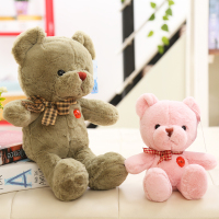 小熊公仔彩色泰迪熊布娃娃抱抱熊玩偶送女孩生日礼物毛绒玩具