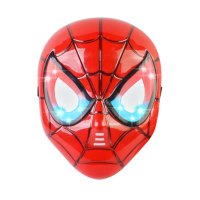蜘蛛侠面具|美国队长盾发光面具套装武器激光剑道具披风节日表演儿童玩具
