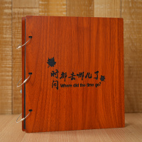 木质大5寸600张时间|相册5寸 相册本 插页式家庭影集大五寸800张大容量宝宝成长纪念册