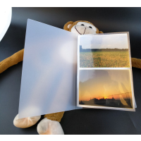 简约4d大6寸插页相册透明生写册明信片收纳本情侣影集收藏纪念册