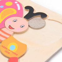 早教儿童立体拼图玩具积木0-1-2-3岁宝宝木质拼板