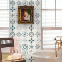 灶台厨房防油贴纸墙贴欧式卫生间耐高温壁纸防水墙纸浴室瓷砖翻新