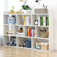 简约落地书柜卧室学生置物架多层储物柜家用客厅儿童简易收纳书架