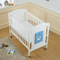 出口品质婴儿床拼接大床可移动新生宝宝多功能实木摇篮bb