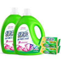 16斤大桶(送洗衣皂2块) 绿伞洗衣液去污超人洗衣液香味持久洁净熏衣香