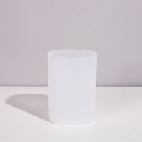 圆筒款-白色 创意时尚粉色小清新可爱笔筒