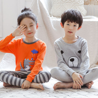 儿童保暖内衣套装纯棉中大童睡衣宝宝春秋女童秋衣秋裤套装时尚潮