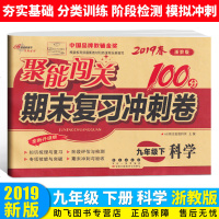 2018新版 聚能闯关100分期末复习冲刺卷物理人教版 同步讲解中学教辅资料试卷 初三9九年级下册物理试卷期末复习冲