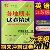 2019春全新正版超能学典各地期末试卷精选 五年级/5年级下 小学英语 江苏版苏教版译林 江苏各地区单元期末复习测试