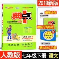 2019春 典中点七年级下册英语人教版 初一下册英语典点初中综合应用创新题荣德基教辅书 七年级下册英语练习册 典中点