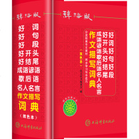 辞海版双色本2019年最新版好词好句好段好开头好结尾成语谚语歇后语名人名言作文大全描写素材词典1-6年级新华字典多全