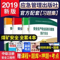 2019中级注册安全工程师考试习题集 煤矿安全 4本套装 应急管理出版社