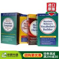 韦氏英语词典字典 英文版词根字典+同义词词典+英语词典 英文原版 Merriam-Webster Dictionar