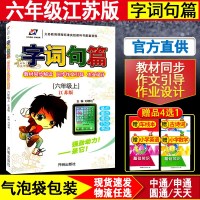 字词句篇六年级上册江苏版 语文2018秋新版小学生字词句段篇章部编版6年级上JS版同步详解同步作文达标卷字词通解