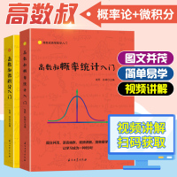    高数叔 2019正版高数叔微积分入 概率论入 高数叔高等数学入微积分概率统计教材微积分同步辅导微积分入