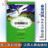 春雨教育春雨经典中外文学精品廊尼尔斯骑鹅旅行记青少版[瑞典]塞尔玛拉格洛芙著青少年彩绘版江苏人民出版社中小学生课