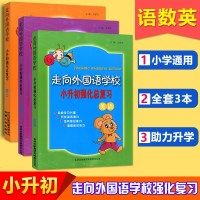 走向外国语学校小升初强化总复习语文数学英语全3册通用版 小学升学毕业复习名校冲刺专项同步强化训练书测试题小考必刷真题