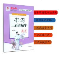 2018正版 庞中华硬笔书法系列 庞中华硬笔宋词三百首精华楷书 通用汉字讲解 规范汉字书写 庞中华硬笔书法宋词三