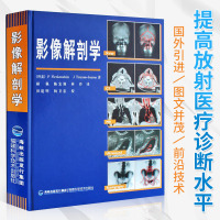 正版 影像解剖学[精装]医学影像诊断学 医学影像检查技术 X线 CT 磁振MRI超声波核素扫描同一部位逐层扫描解剖
