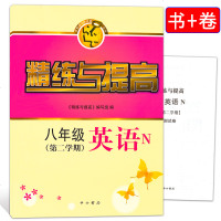 2019新版 精练与提高 八年级下 英语N版 八年级第二学期/8年级下 附赠测试卷 中西书局 智慧学习步步高丛书 配