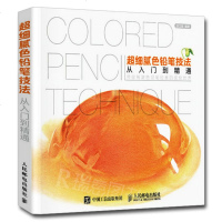 超细腻色铅笔技法从入到精通 彩铅画绘制技法 彩铅手绘从入到精通 彩色铅笔绘画基础教程 绘画用书 色铅笔绘制技法大