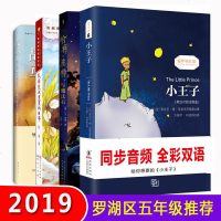 全4册 深圳罗湖区小学生五年级上册课外书 哈利波特与魔法石+父亲变成星星的日子+战马+小王子10-14岁小学生5年级