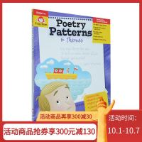 英文原版 Poetry Patterns &amp; Themes 诗歌形式与主题加州教材 Evan Moor