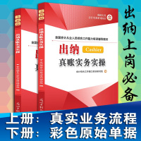 正版 出纳真账实务实操(上下册)新书入自学出纳教材 会计真账实务实操做账财务报表分析新手学出纳会记基础知识专用包