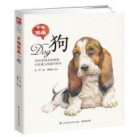 正版 万物我画-狗 青年艺术家陈晓杰老师手把手教你学绘画 33只彩铅手绘萌狗让你爱上绘画 狗狗绘艺术与摄影绘画技法教