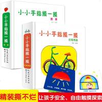 小小手指摸一摸蔬果宝宝触摸书日常用品中英双语0-3岁宝宝早教益智启蒙触摸书3-6周岁幼儿认知感官刺激洞洞书生活小百科