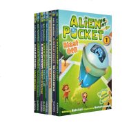 英文原版 和外星人的冒 Alien in My Pocket 8册 口袋里的外星人 初级桥梁章节儿童小说书 小学生