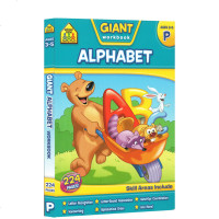 3-5岁字母练习 School Zone Giant workbook Alphabet 学前字母练习册 英文原版