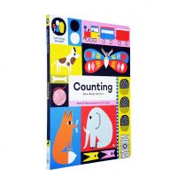 英文原版 儿童绘本 The Learning Garden Counting 小翻页大惊喜纸板翻翻书北欧设计师