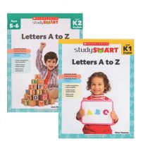 英文原版 Study Smart Letters A to Z K1 K2幼儿园2册学乐聪明学习